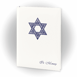 Jewish Funeral Guest Book